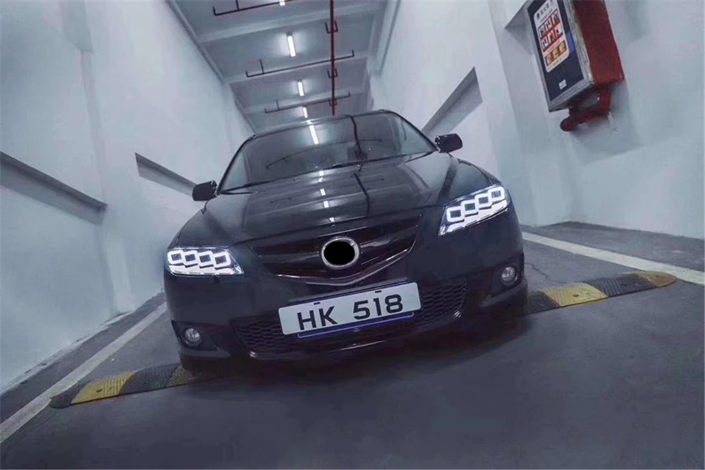Автомобильный стайлинг фары для Mazda 6 2004 2012 Mazda6 все светодиодный ные светодиодные