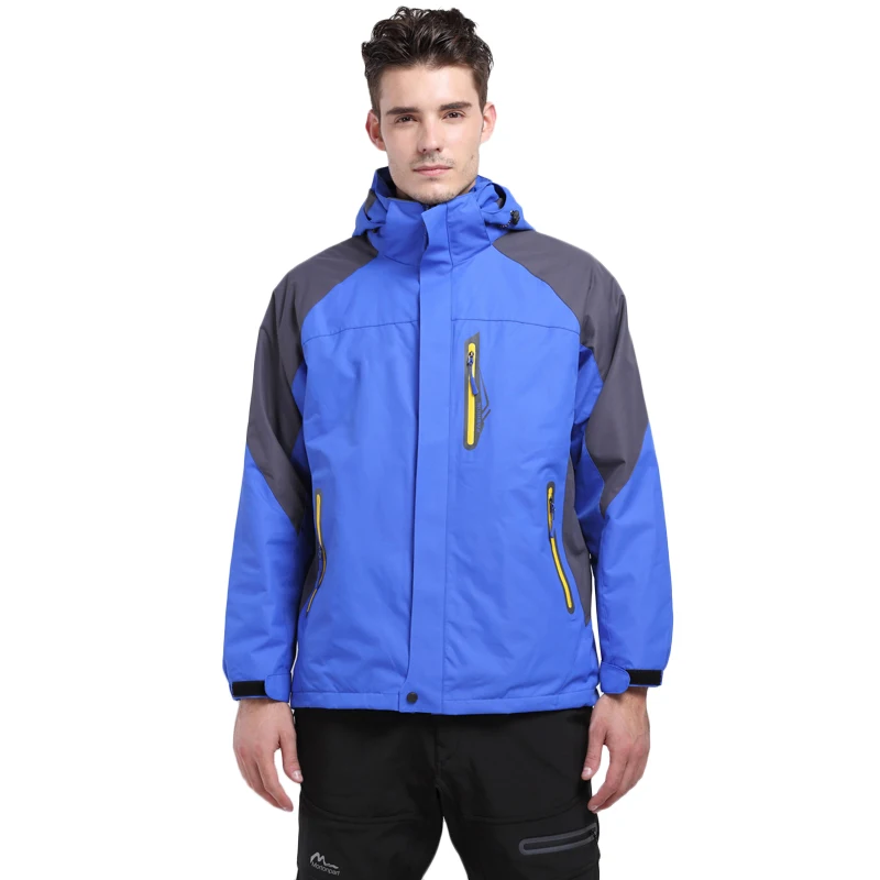 Мужская Флисовая Куртка LoClimb водонепроницаемая ветрозащитная куртка 3 в 1 для