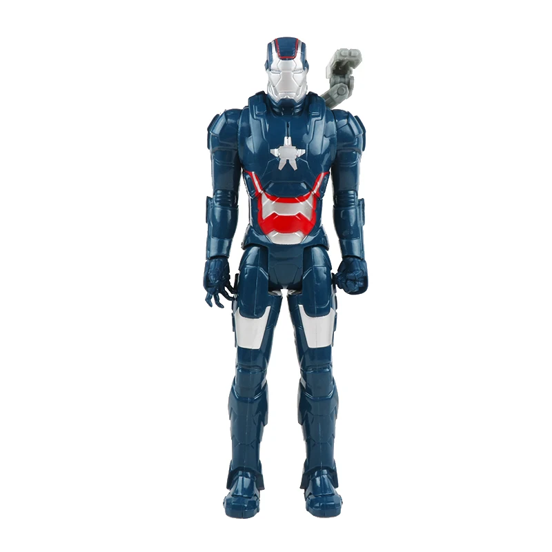 war machine no box 30 см Marvel Мстители 4 конечная игра игрушка танос Халк человек паук Железный человек Тор Росомаха Черная пантера Веном фигурка ребенка - Цвет: war machine no box
