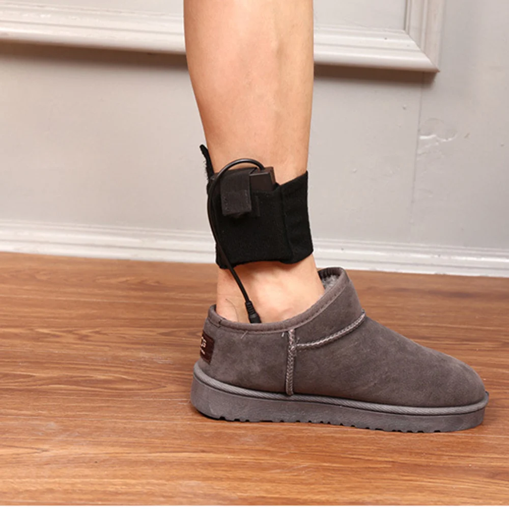 Стельки для обуви с подогревом теплые стельки черные не тканые унисекс домашние