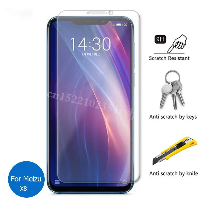 Защита экрана для Meizu X8 закаленное стекло MEIZU C9/C9 PRO Note 8 M8/M8 LITE m8c