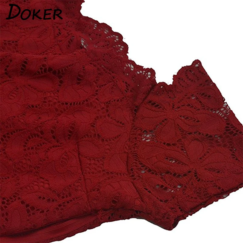 

Elegant Red Lace Dress Women Patchwork Slash Neck Short Sleeve Sashes Tunic Dress 2018 Summer Ladies Sexy Evening Party Dresses