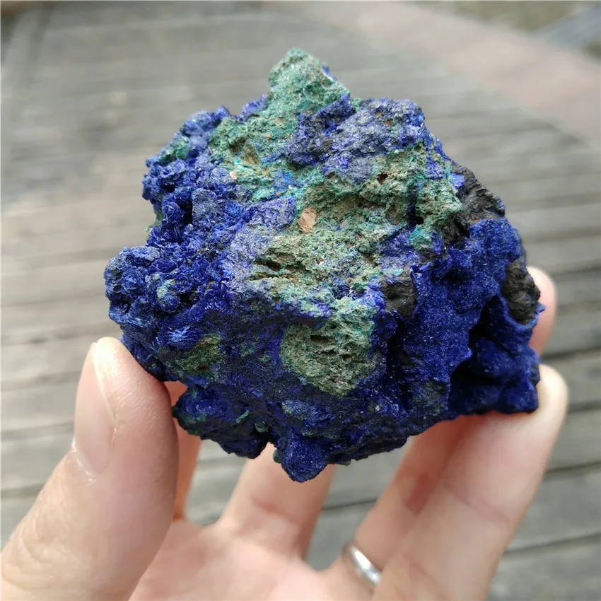 Raw голубой Азурит зелёные малахитовые шероховатый минеральный Целебный Камень