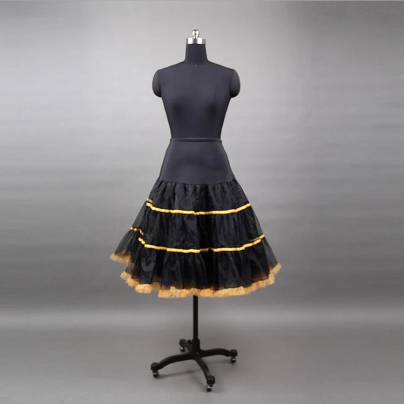Crinoline Tulle Petticoat Short Woman Red Black Girl Skirt Underskirt Kinderen Jupon | Свадьбы и торжества