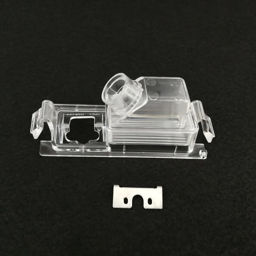 Plastic Frame Автомобильная CCD камера ночного видения HD заднего вида для Kia K2 Rio Sedan Hatchback Ceed 2013 hyundai Accent Solaris Verna I30 - Название цвета: Plastic Frame