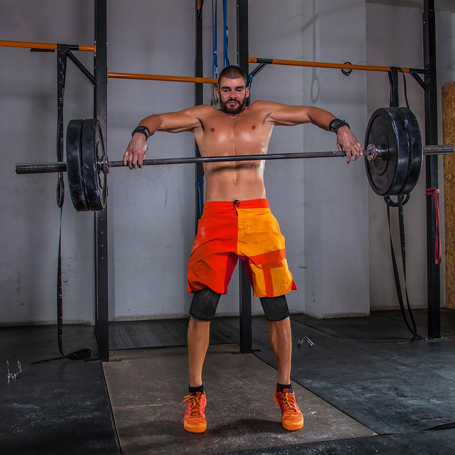 Наколенники 7 мм от WOD одежда-пауэрлифтинг, бодибилдинг, кросс-тренировка, олимпийская Тяжелая атлетика и силовая тренировка