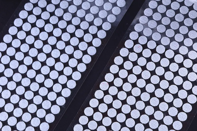 White 20mm 100pair 50 пар/10/15/20/25 мм на застежке-липучке ленты диск монета Самоклеящиеся Застежки лента DIY ручной работы черный, белый цвет сильный клей Magic Стикеры - Цвет: White 20mm 100pair