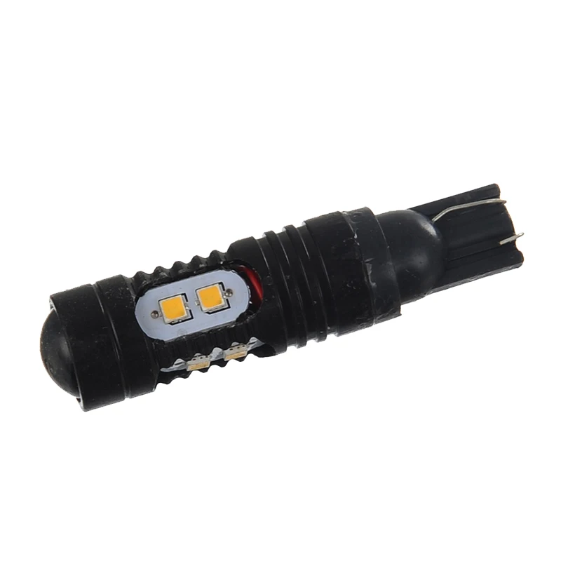 2 шт. авто светодиодный 9V до 30V T10 canbus 2323 10 SMD линзы прожектор 50 Вт 194 168 светильник