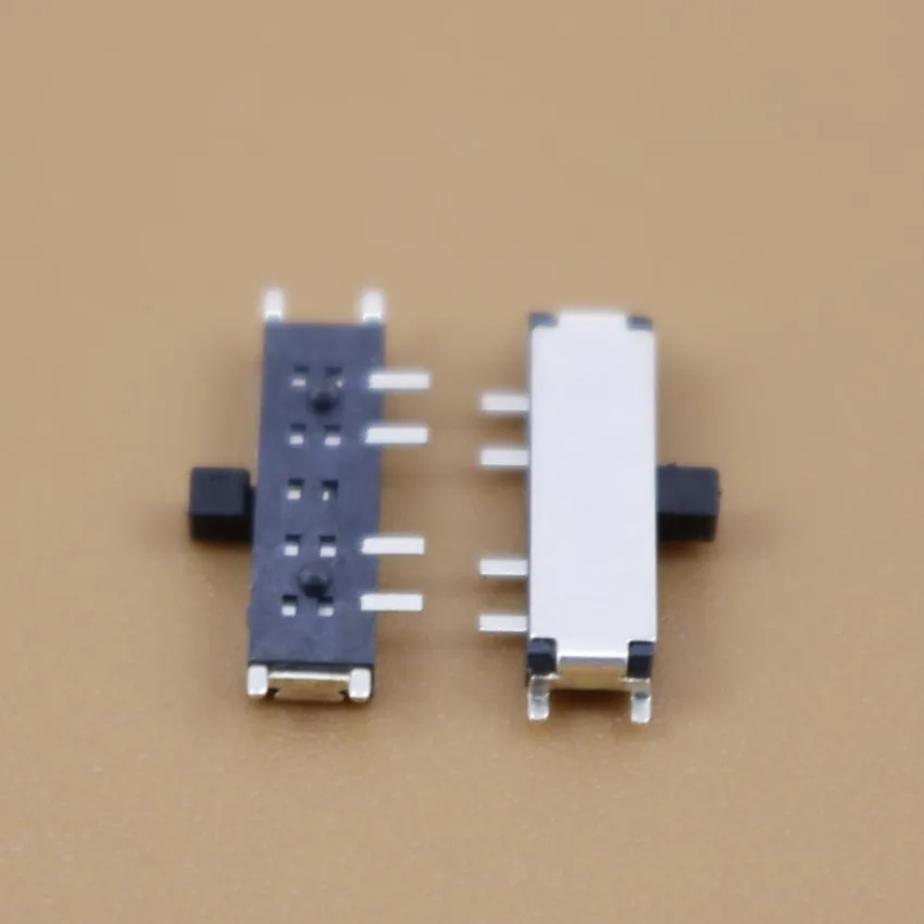 3 позиционный 8 контактный слайдер YuXi DPDT Mini SMD SMT|switch switch|switch slideswitch dpdt |