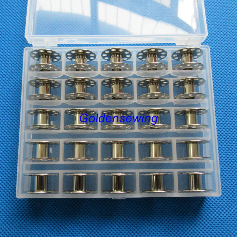 Коробка для бобин + 25 BERNINA BOBBINS ACTIVA AURORA VIRTUOSA 830930 1230|Швейные инструменты и