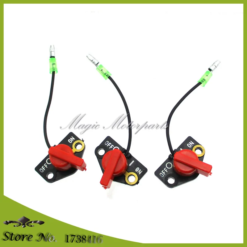 3 шт. переключатель остановки двигателя для SUBARU ROBIN EY15 EY20 EY28 EY27 EX13 EX17 EX21 EX27 EX30 EX35 EX40