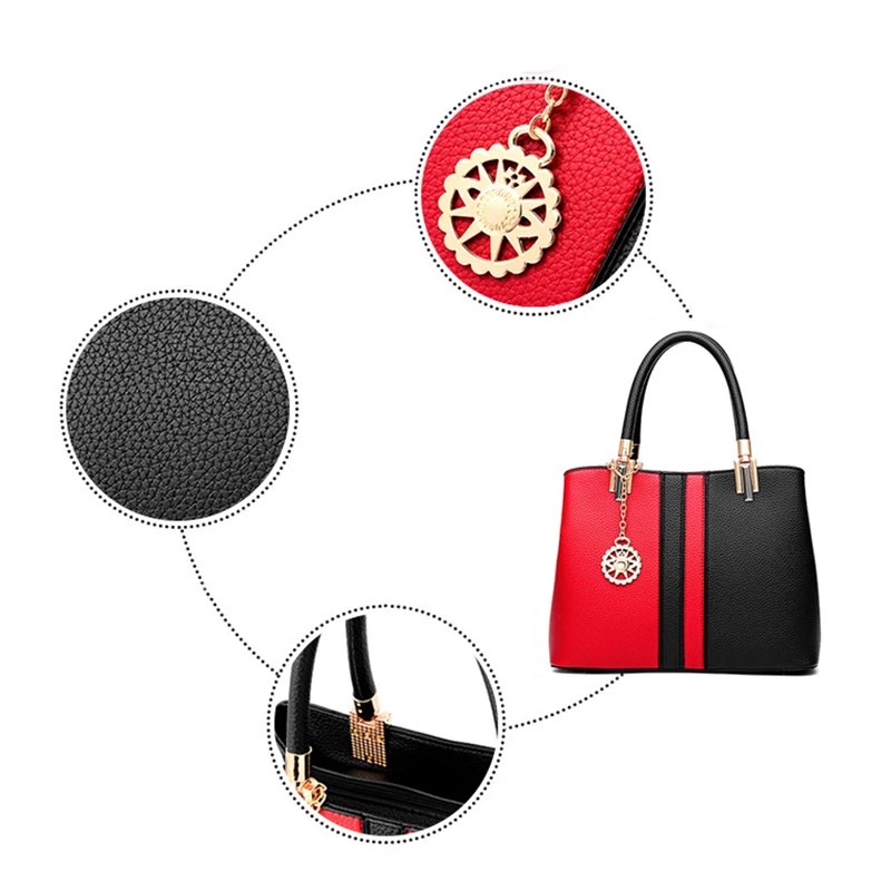 Alandtus Women Patchwork Handbags Crossbody Bags For 2019 Ladies Messenger Makeup Bag Sac A Main Mochila Mujer | Багаж и сумки