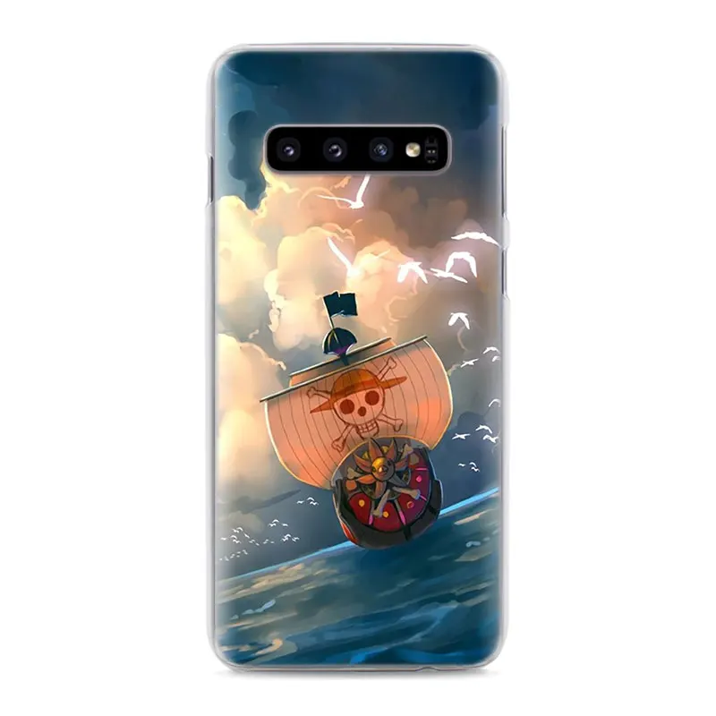 Одна деталь Чехлы для телефона с Луффи для samsung Galaxy S10e S10 S8 S9 плюс M10 M20 M30 A50 S6 S7 Край жесткий чехол повышенной прочности
