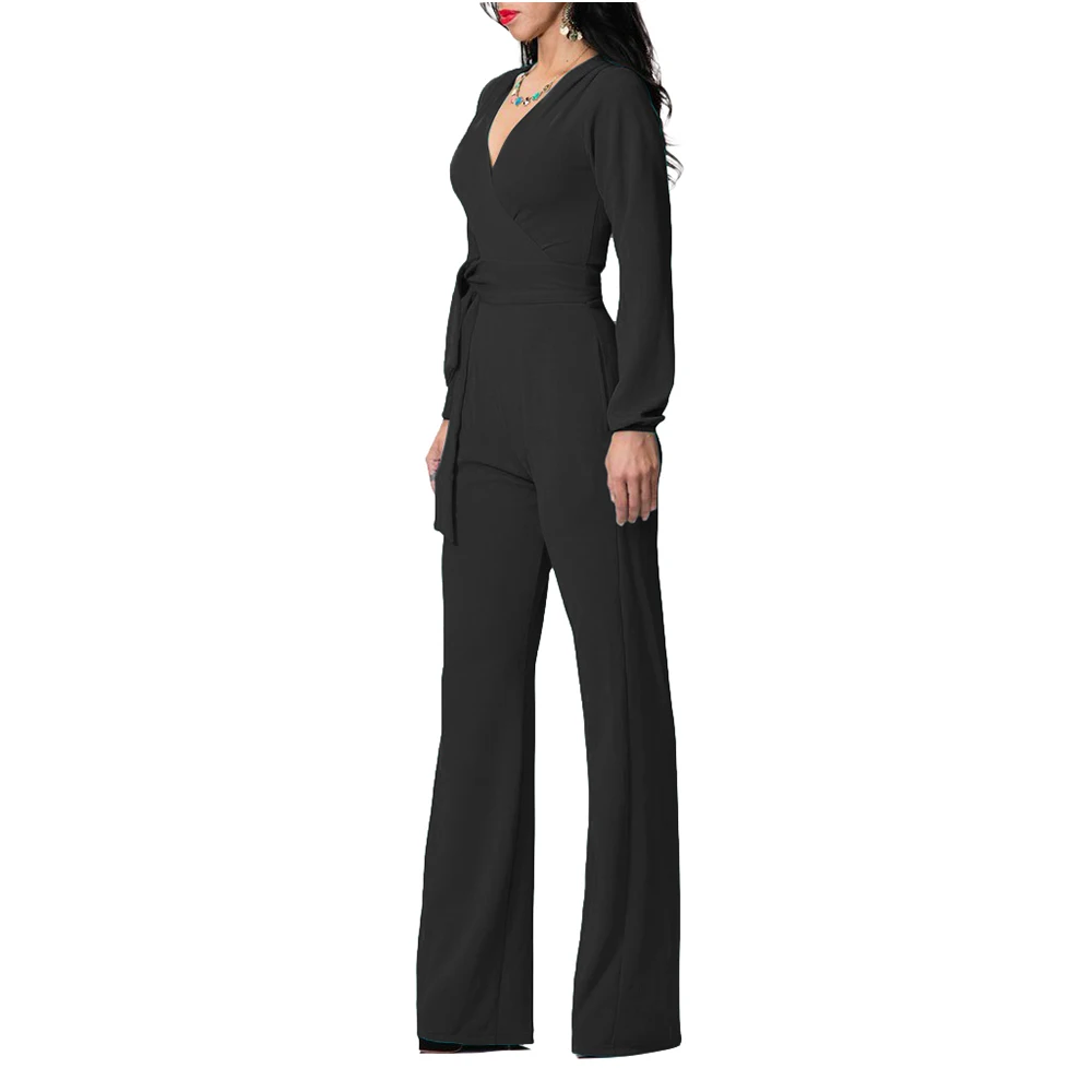 Jocelyn Катрина модный бренд женские повседневные Комбинезоны с длинными рукавами