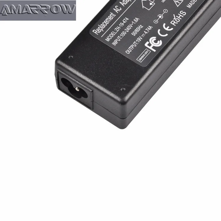 Ноутбук Зарядное устройство Мощность адаптер для samsung R780J RC508 RC510 RC512 RC518 RC520 RC530 RC708 RC710 RC730 19V 4.74A 90 Вт 5,0*3,0 мм