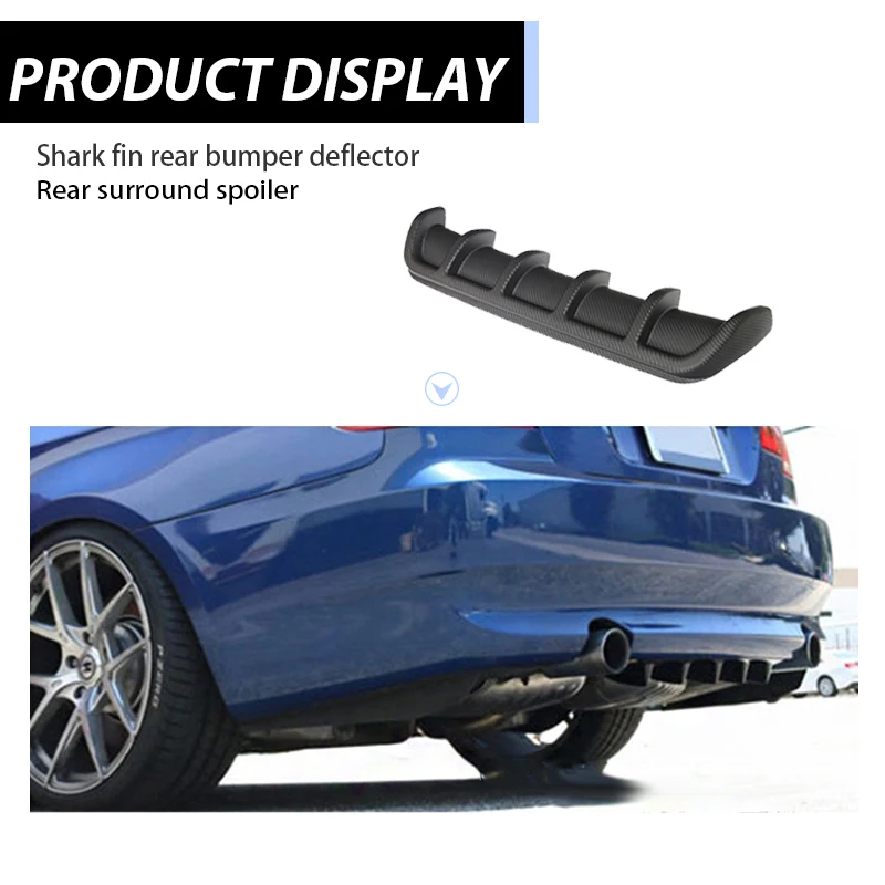 Автомобильный задний бампер шасси наклейки отражатели акулы для Ford Focus 2 Fiesta Mondeo