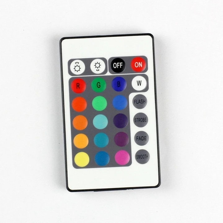 Светодиодная лента RGB контроллер мини 24Key RGB контроллер ИК пульт дистанционного управления с мини приемником для 3528 5050 RGB светодиодный светильник