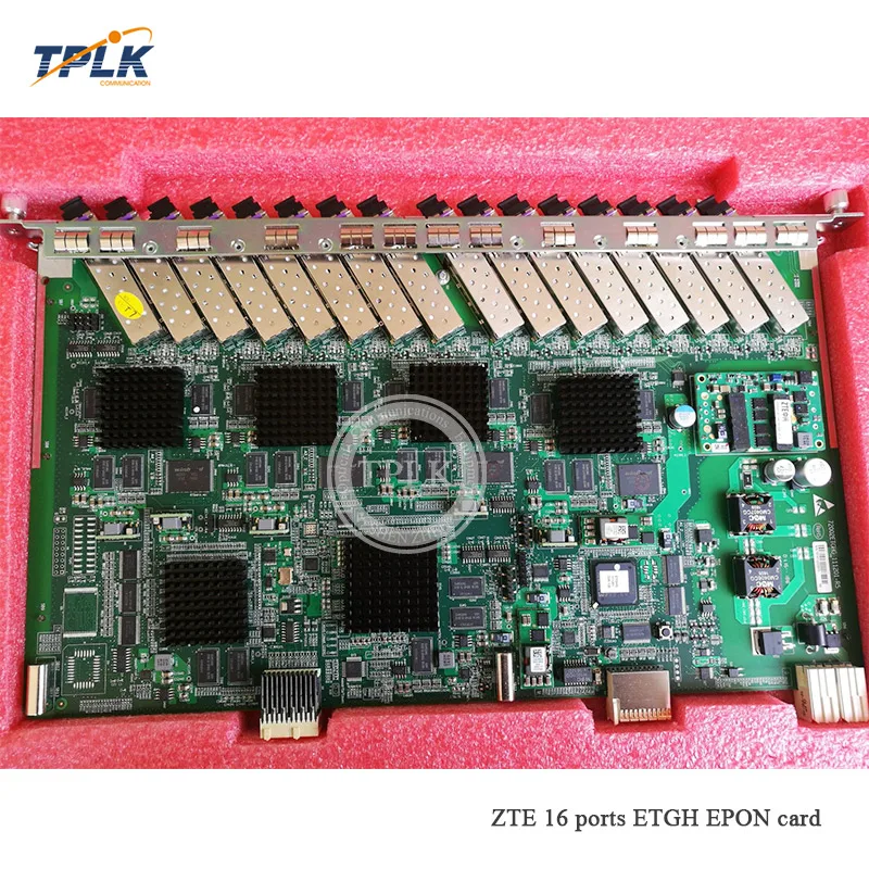 Оригинальная ETGH 16 портов EPON сервисная плата для zte C300 C320 OLT с SFP модулями такая же