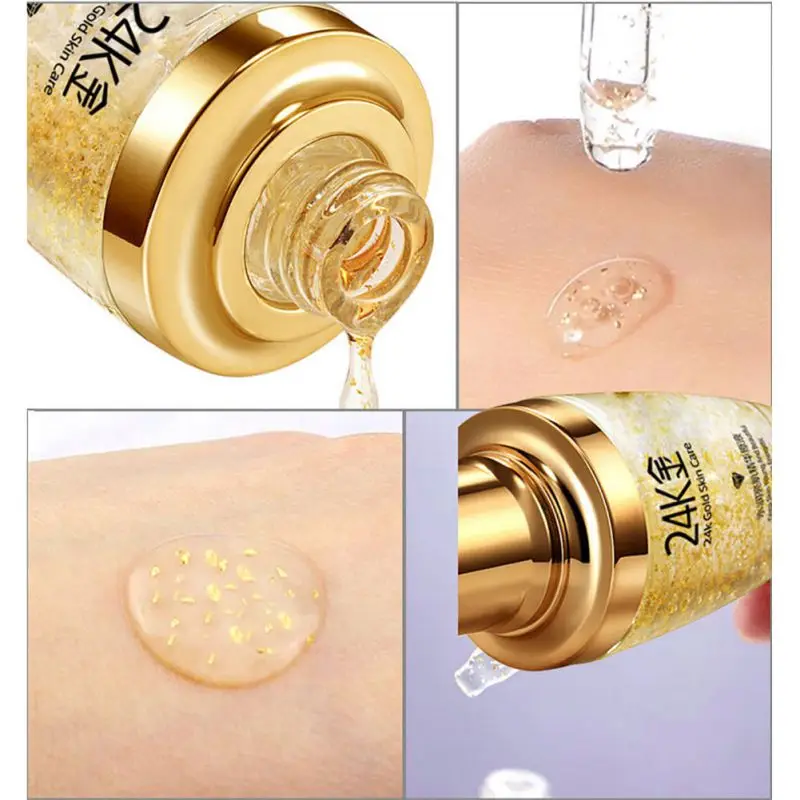 Сыворотка для ухода за кожей BIOAQUA 24K Gold эссенция лица коллагеновая гиалуроновая