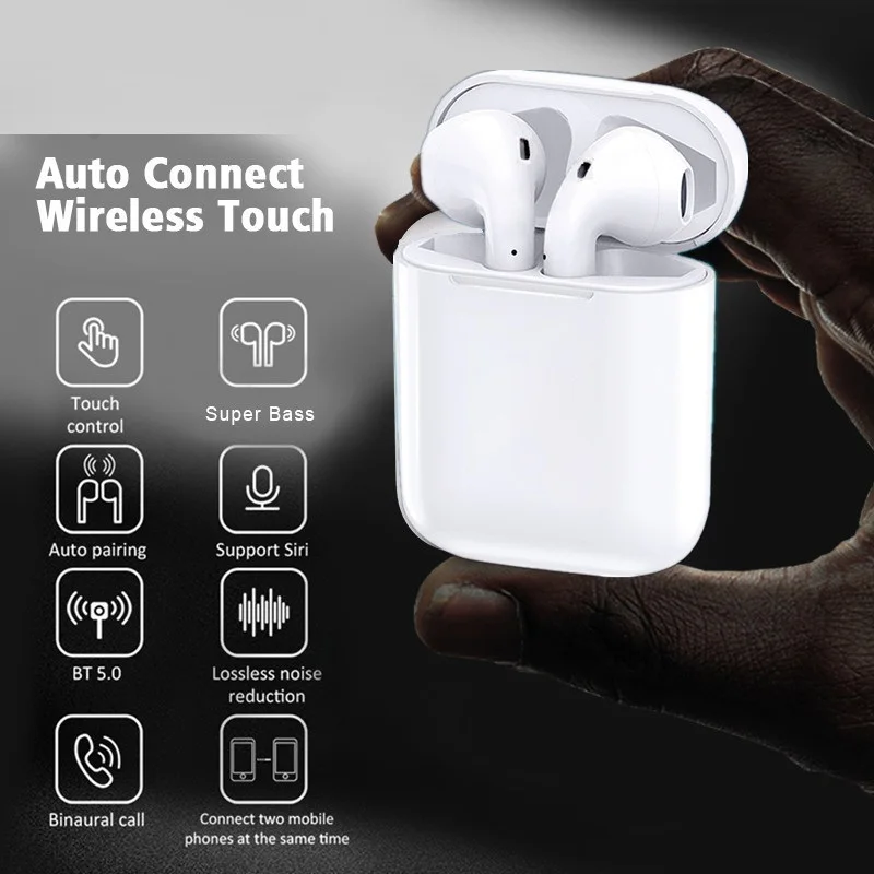 Youbina i18 pop-up TWS Earphpnes Touch mini Bluetooth 5,0 беспроводные наушники 1:1 для iPhone Android наушники