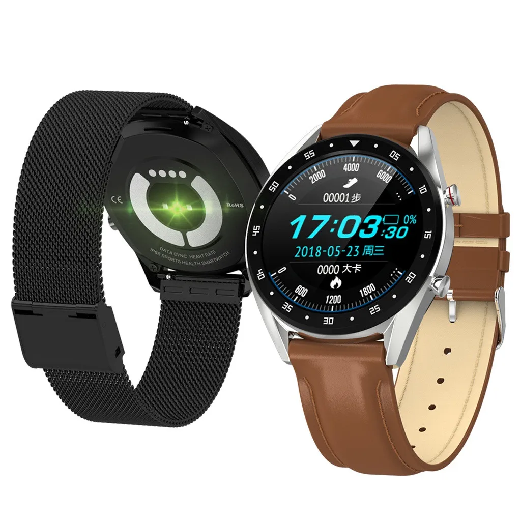 Смарт-часы Relogio Android SmartWatch телефон L7 цветной экран кровяное давление монитор сердечного ритма Смарт-часы Шагомер трекер