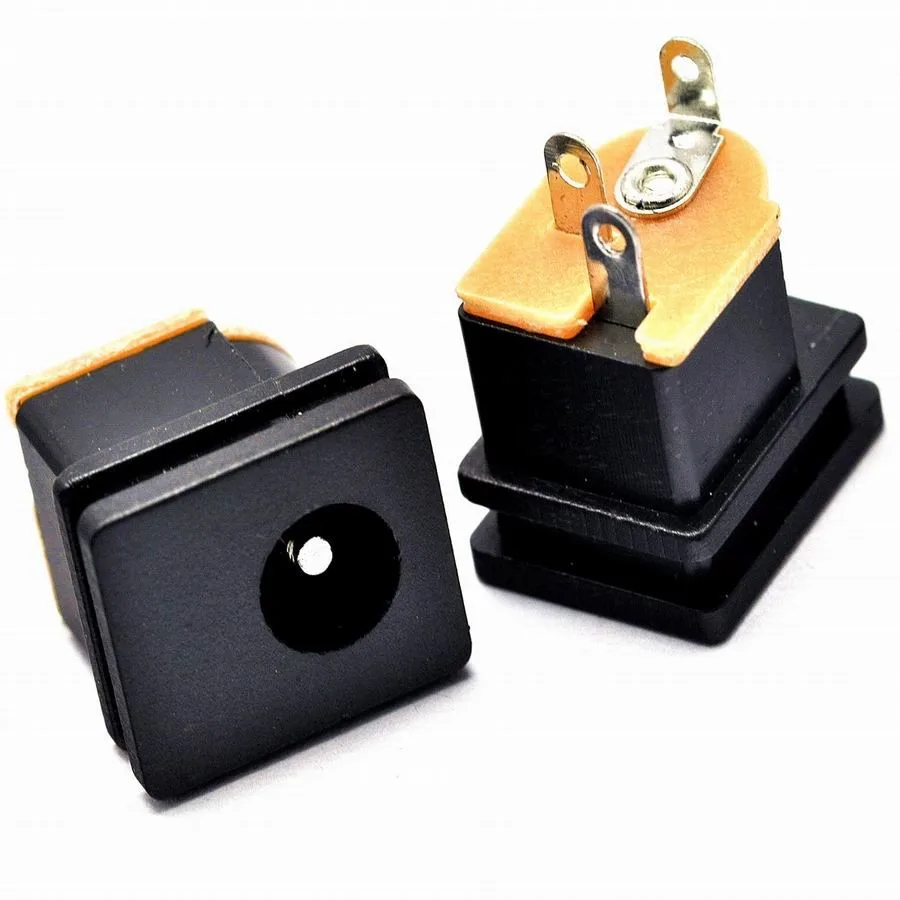 50 шт. адаптер для розетки постоянного тока квадратное крепление