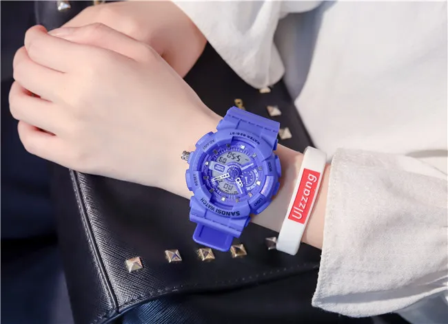 Женские цифровые часы светодиодный Электронные наручные часы Relogio Feminino цифровые водонепроницаемые спортивные часы Relojes De Mujer