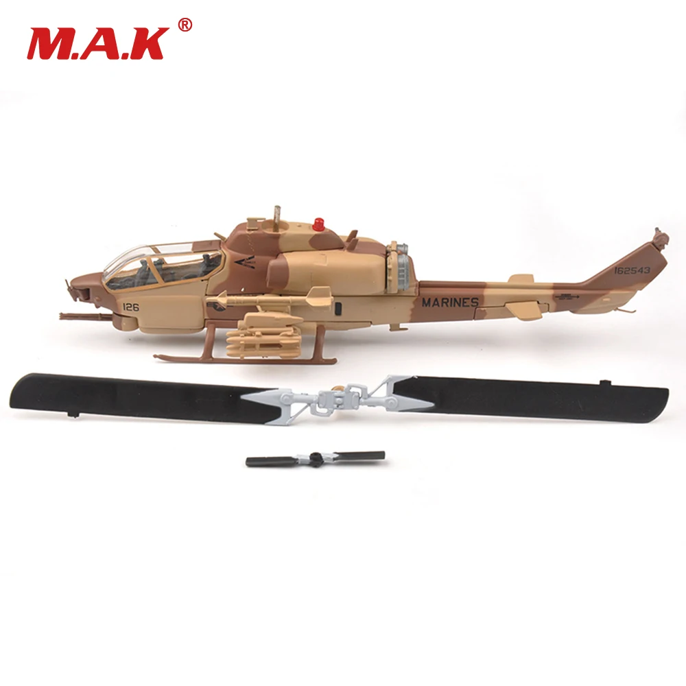 Дешевая детская игрушка в виде самолета 1: 72 Морпехи AH-1W супер Кобра камуфляж литье под давлением самолет вертолет игрушка детский подарок
