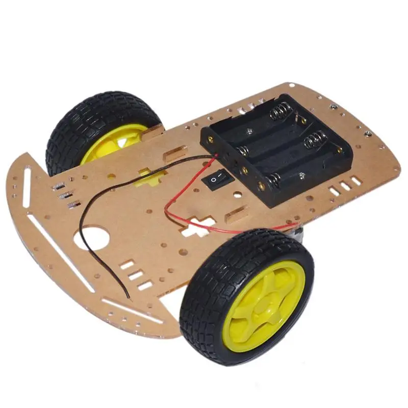 2WD Smart Car Robot Chassis For Arduino With Motor Speed Encoder Battery Holder DIY RC Toy Remote Control Robotic Teaching Model | Игрушки и