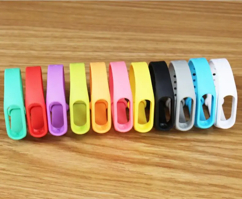 1 шт. Xiaomi mi браслет 2 наручный ремень силиконовый цветной браслет для mi band 2 умный Браслет для Xiao mi Band 2 аксессуары