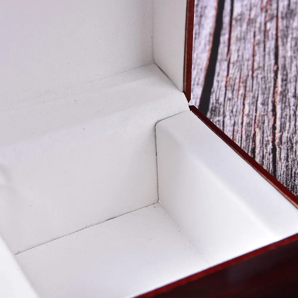 Модная Роскошная деревянная коробка для часов хранения ювелирных изделий