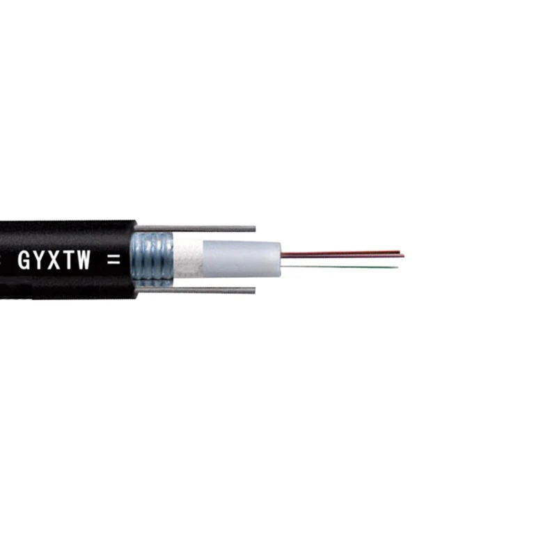 

ZHWCOMM 1000m/roll GYXTW 12 Core Single Mode Outdoor Armoured Fiber Optic Cable FTTH Central Tube Light-armored Cable