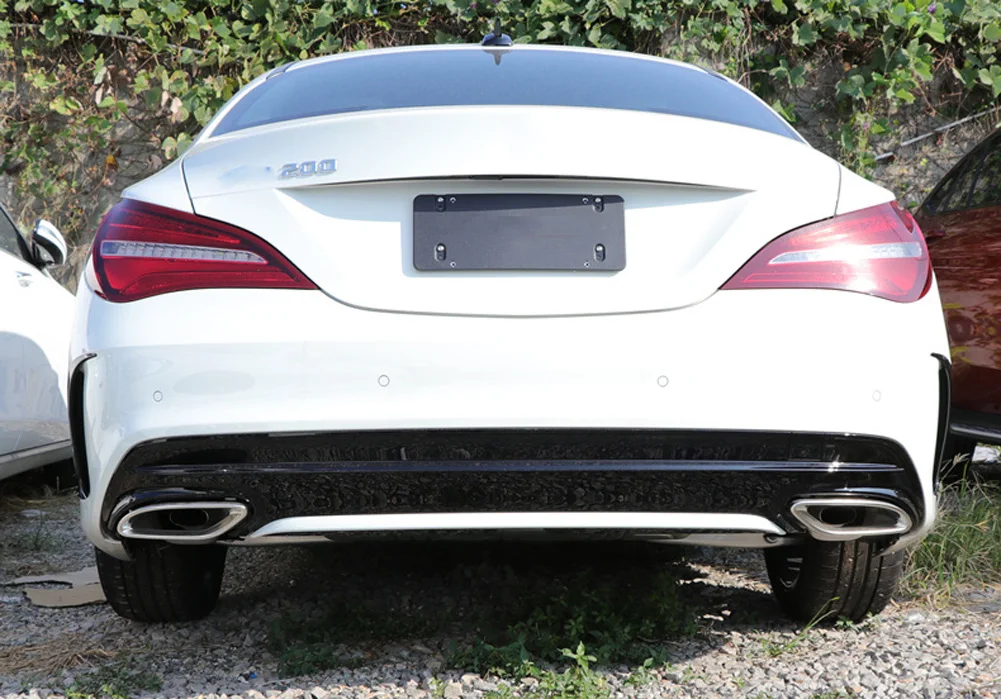 Для Mercedes Benz cla Class W117 C117 200 220 260 CLA45 AMG- заднего бампера, устанавливаемое на вентиляционное отверстие в салоне автомобиля накладка наклейки автомобильные аксессуары