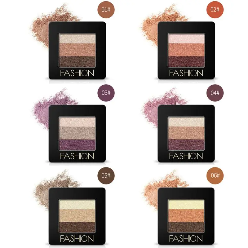 2017 New Arrive 3 Color OL-Style Sexy Charm Eye Makeup Professional Long Lasting Elegance Eyeshadow Palette Cosmetic W1 | Красота и