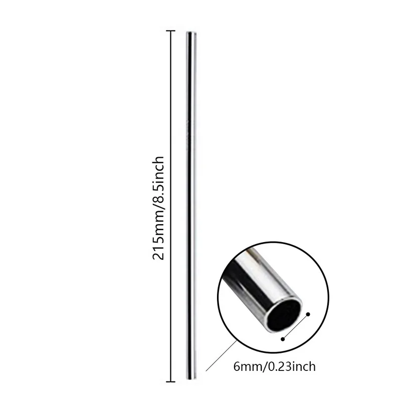 2pcs A Hifuar многоразовые, для питья соломенная соломка из нержавеющей стали аксессуары для бара металлическая соломинки с чистящей щеткой для дома Вечерние - Цвет: 2pcs A