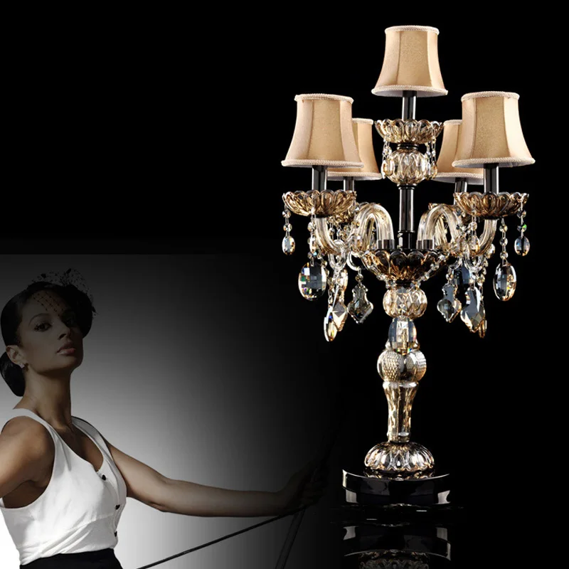 Итальянская столовая Светодиодная настольная лампа современный подсвечник