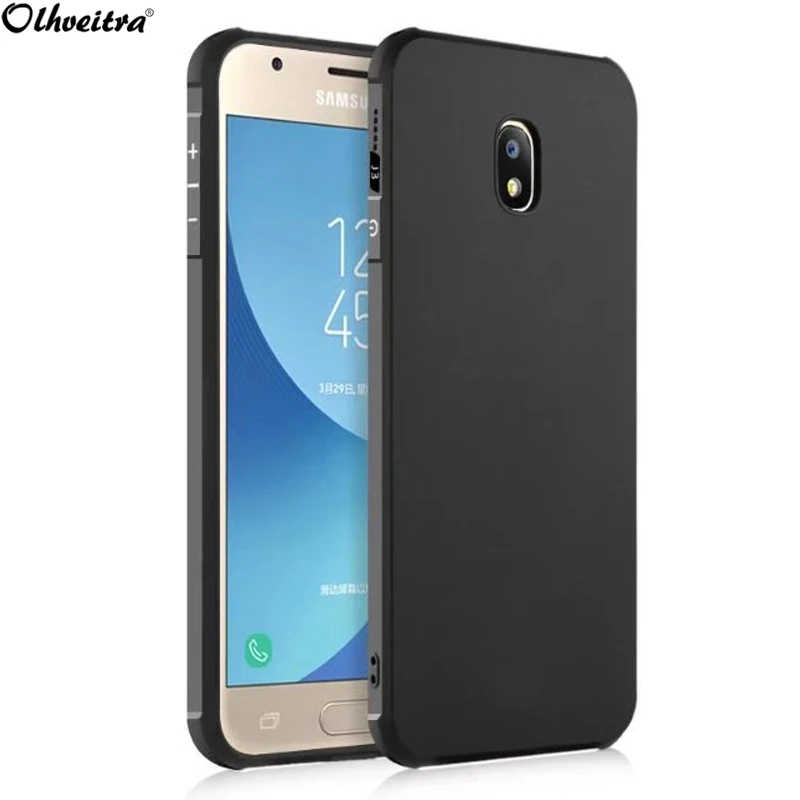 For Samsung J3 2017 Eurasian Version Case Protective Soft Back Cover Relief Armor Galaxy J330 TPU Silicon Shell |