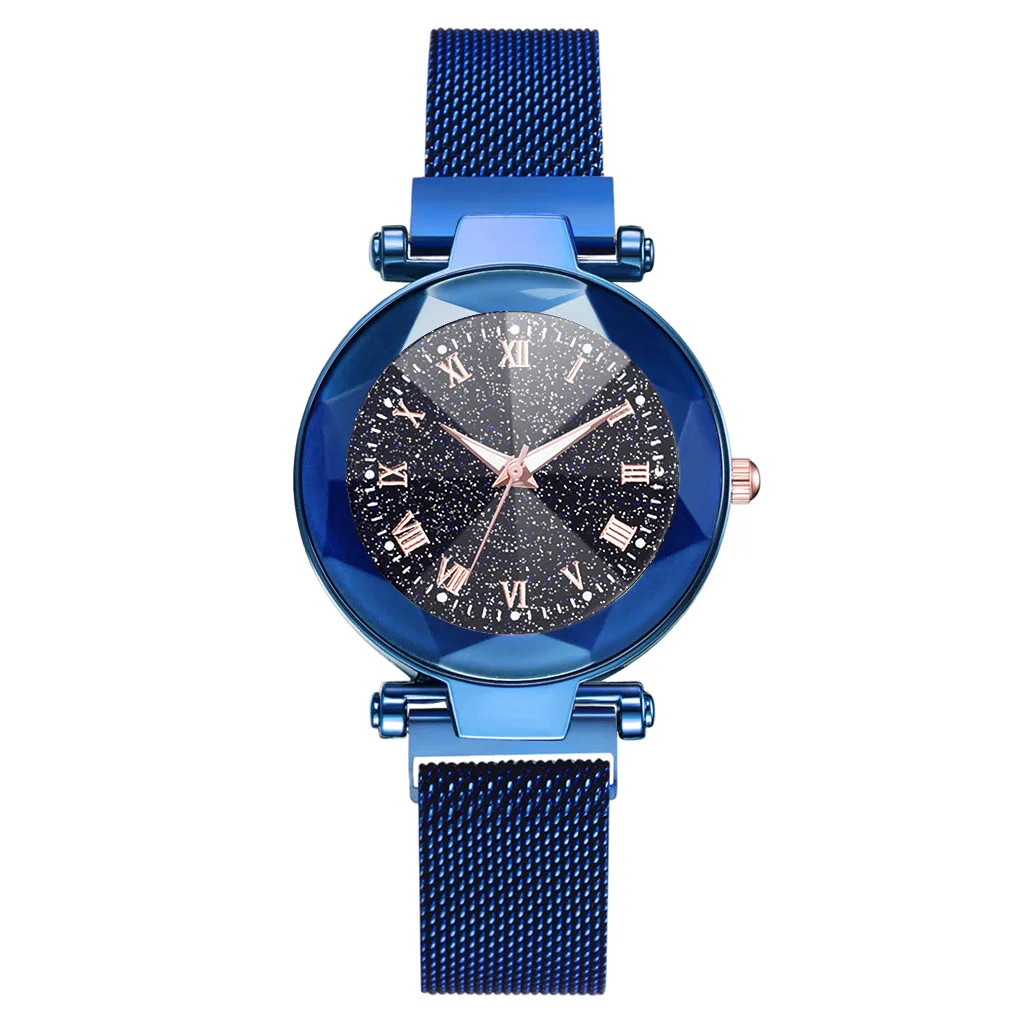 Relogio feminino, модные женские часы, Роскошные, reloj mujer, выпуклые, стеклянные, кварцевые, с сетчатым ремешком, с магнитной пряжкой, женские часы