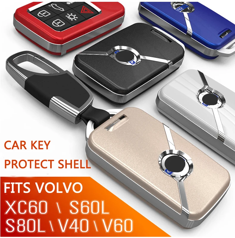 Автомобильный ключ крышка чехол для ключей для Volvo V40 V60 S40 S60 S80 V50 V70 XC60 XC70 XC90 S90 S80L S60L с брелок для ключей и брелок для ключей