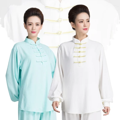 

Костюм Taichi женский из хлопка и льна, униформа кунг-фу для боевых искусств, одежда для тренировок, Осень-зима
