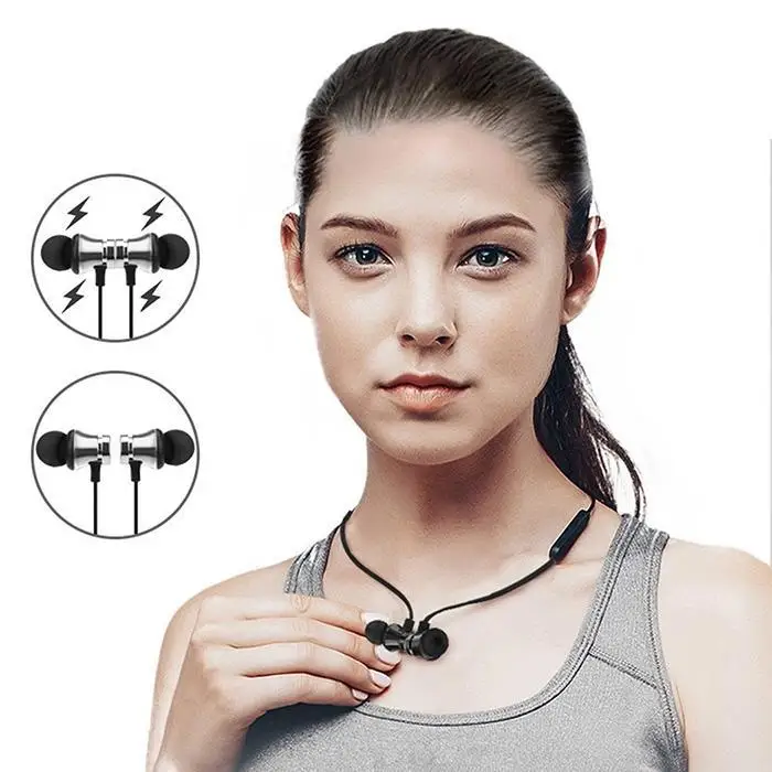 Новые универсальные стерео наушники в ухо гарнитура Bluetooth Спортивная