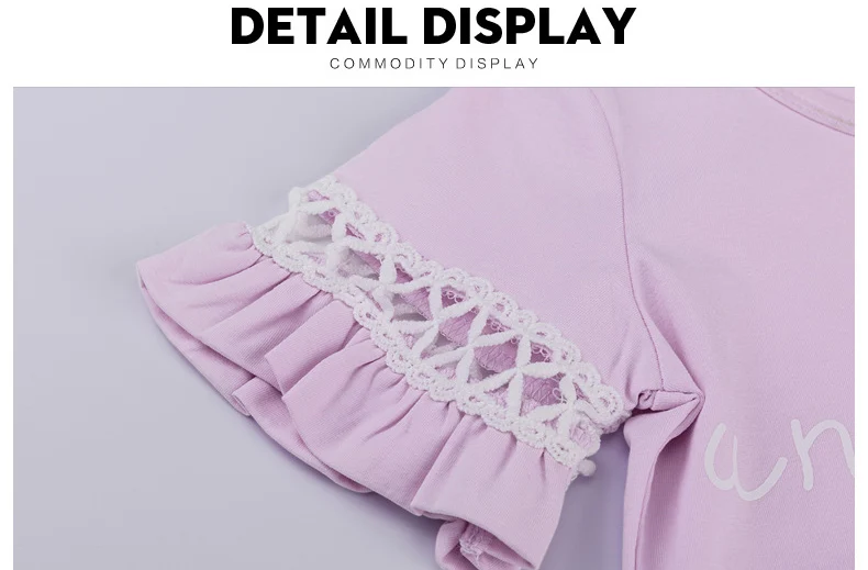 Комплекты одежды для девочек-подростков 2019 летняя одежда девочек футболка +