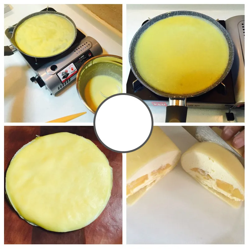 Высококачественная алюминиевая в японском стиле сковорода для омлета 24 см