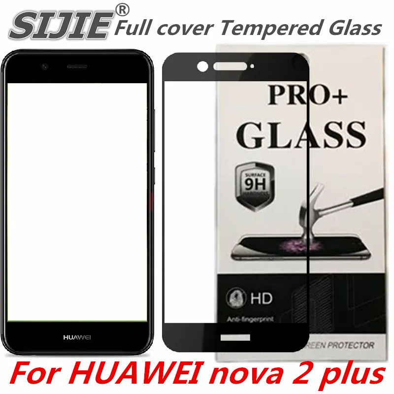 Полное покрытие закаленное Стекло для Huawei NOVA 2 plus Nova плюс 5.5 дюймов экран защитный