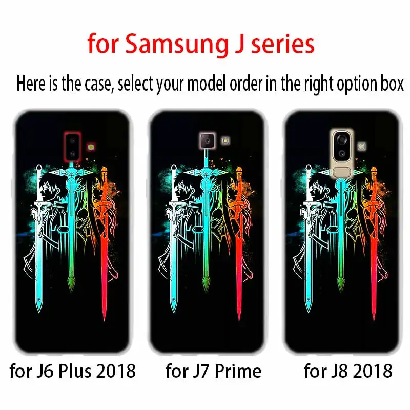Чехол из ТПУ с изображением меча онлайн чехол для Samsung Galaxy J6 J8 J3 J5 J7 J4 J2 J1 Plus 2018 2016 2017