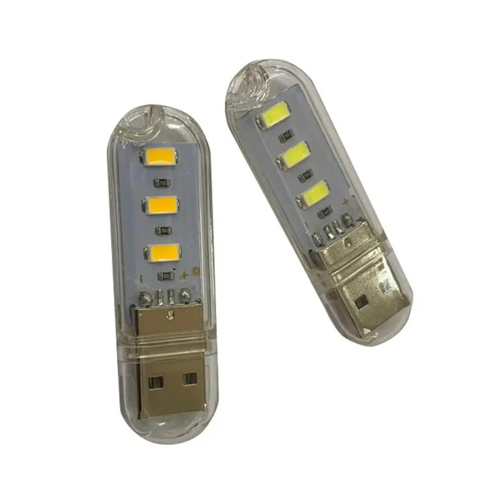 Ультра мини 3 светодиодный s USB 5V ночник настольная лампа для чтения книг кемпинга