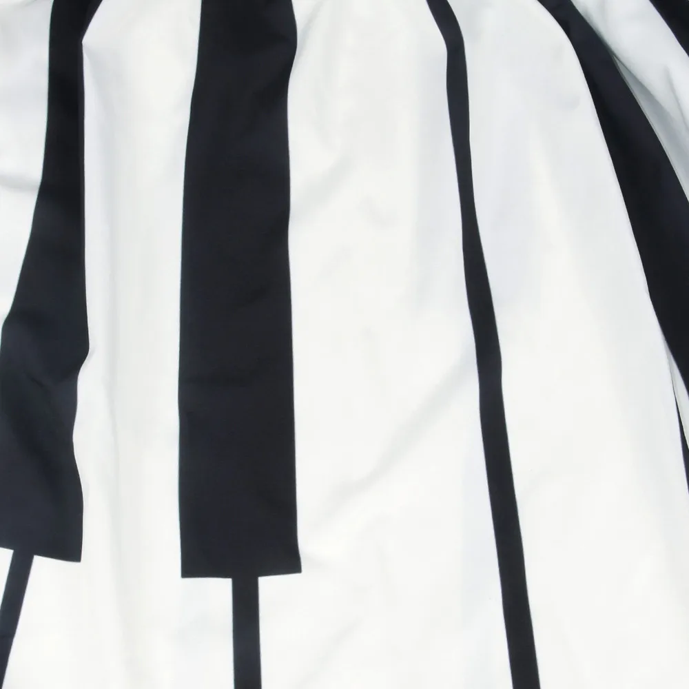 Женская юбка с принтом клавиши пианино высокой талией тонкая модным рисунком 401 #