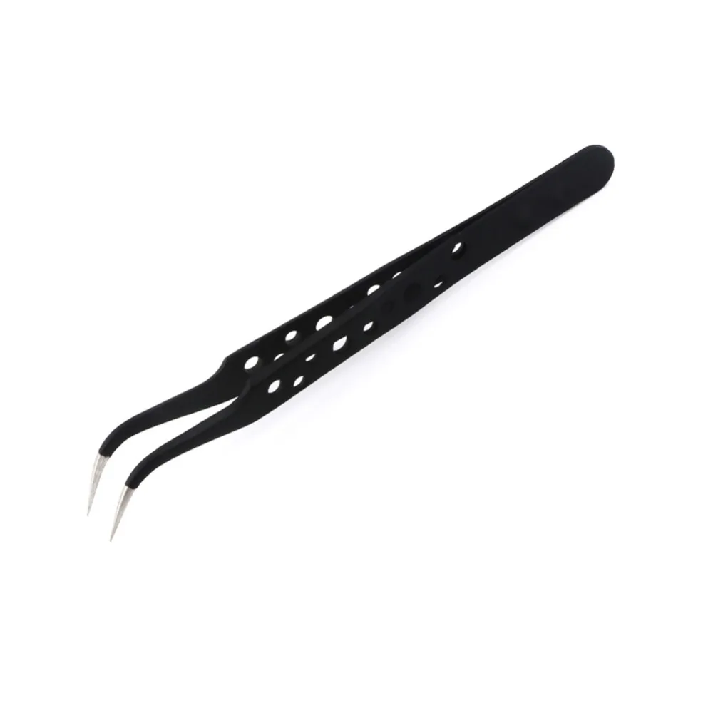 Ultra Precision Anti-static ESD Tweezers Stainless Steel Straight Curved for Mobile Phone Electronics Repair Tool | Инструменты
