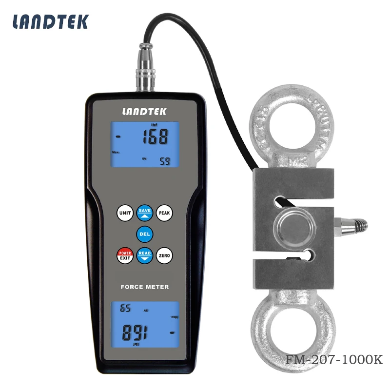 

FM-207-1000K Push Pull Force Gauge Digital Power Measuring Pull Force Test