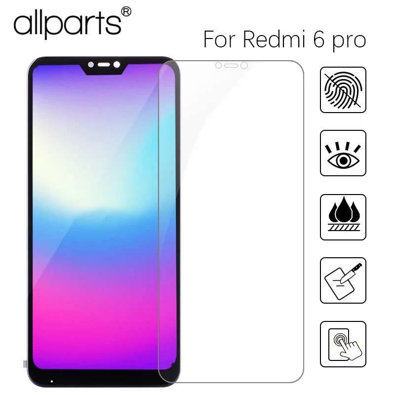 Полное покрытие 5D с закругленными краями для Xiao mi Red mi 6 pro, защитное закаленное стекло для Xiaomi mi A2 Lite, Защитное стекло для экрана